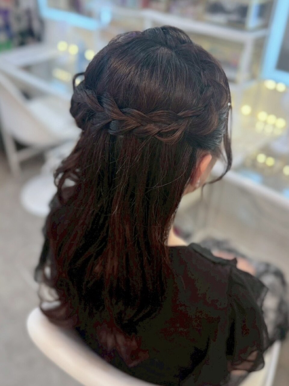 結婚式 お呼ばれ 推し活 イベント ハーフサイドお団子