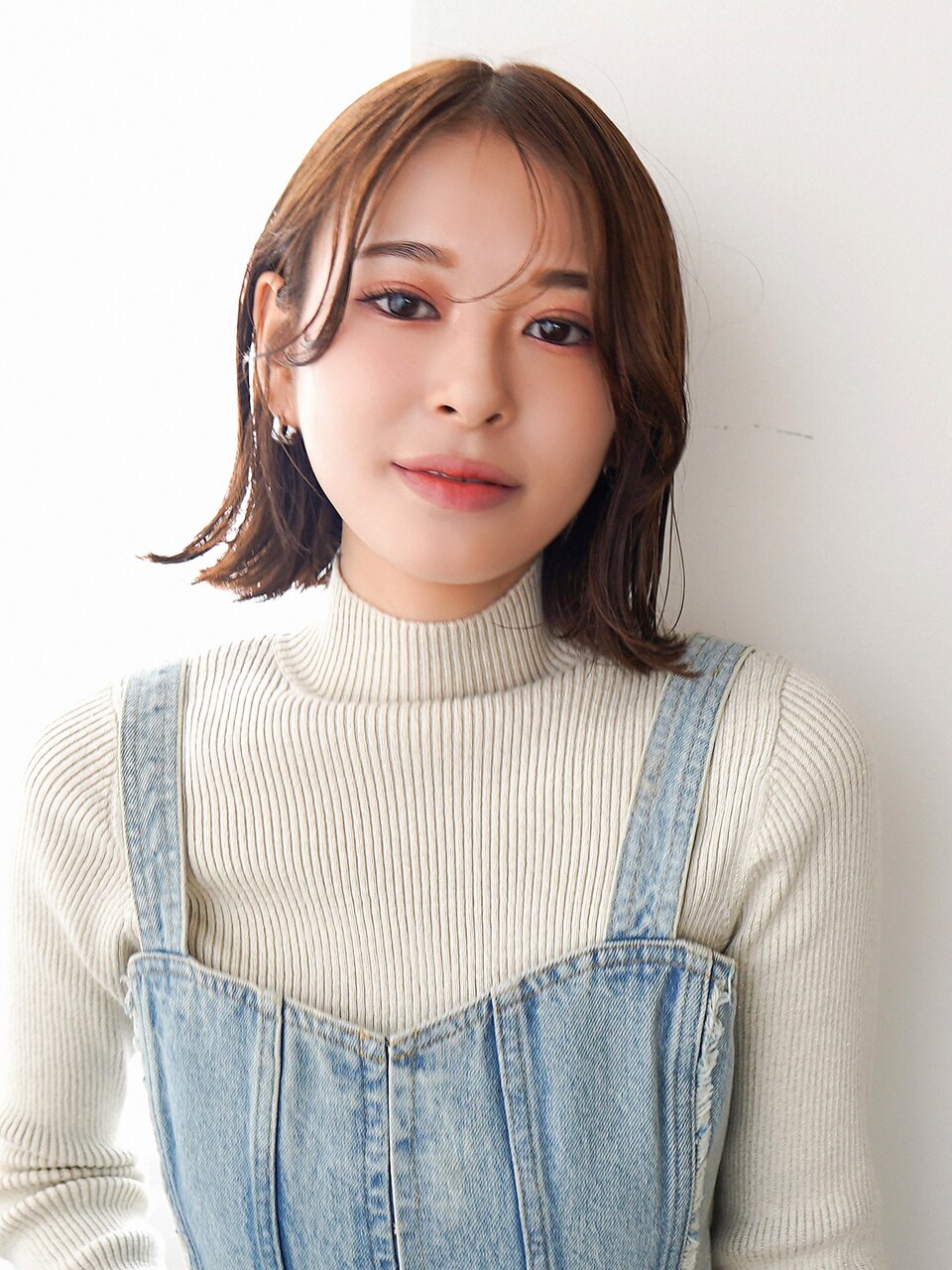 外ハネボブ×シースルーバング