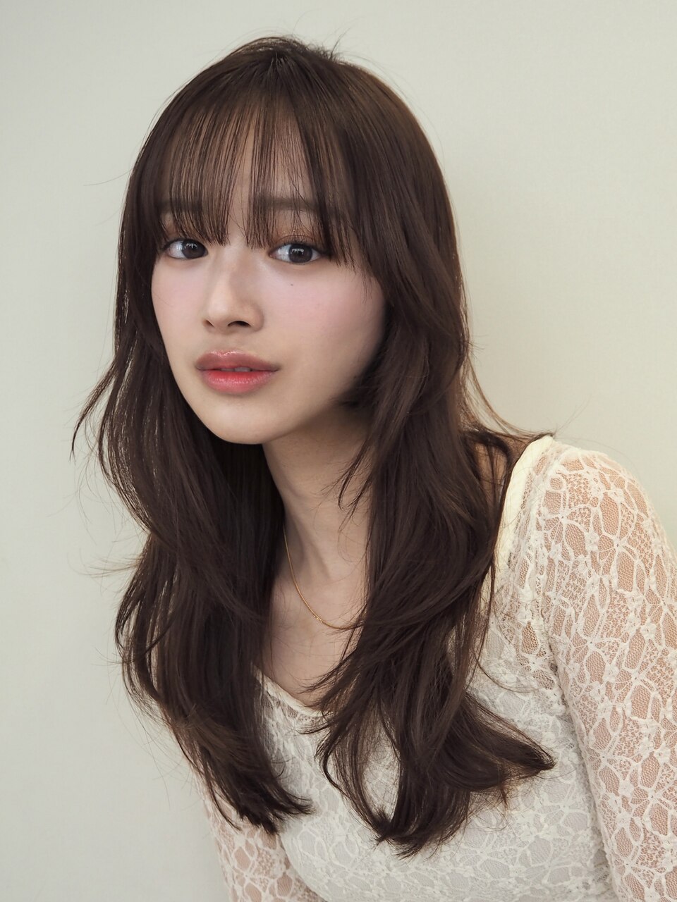 透明感溢れるショコラカラー/ハイレイヤーカット/大人レイヤー