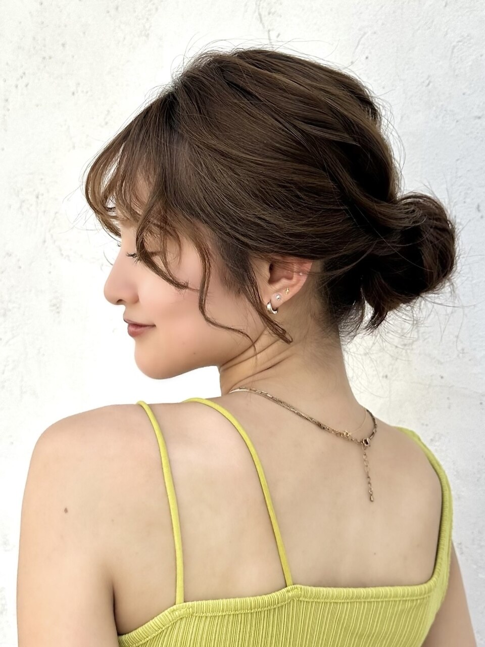 星華,ネビージュ,小顔,ヘアアレンジ,ヘアセット