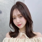 上品大人くびれミディアム*暗めも可愛いラベンダーブラウン