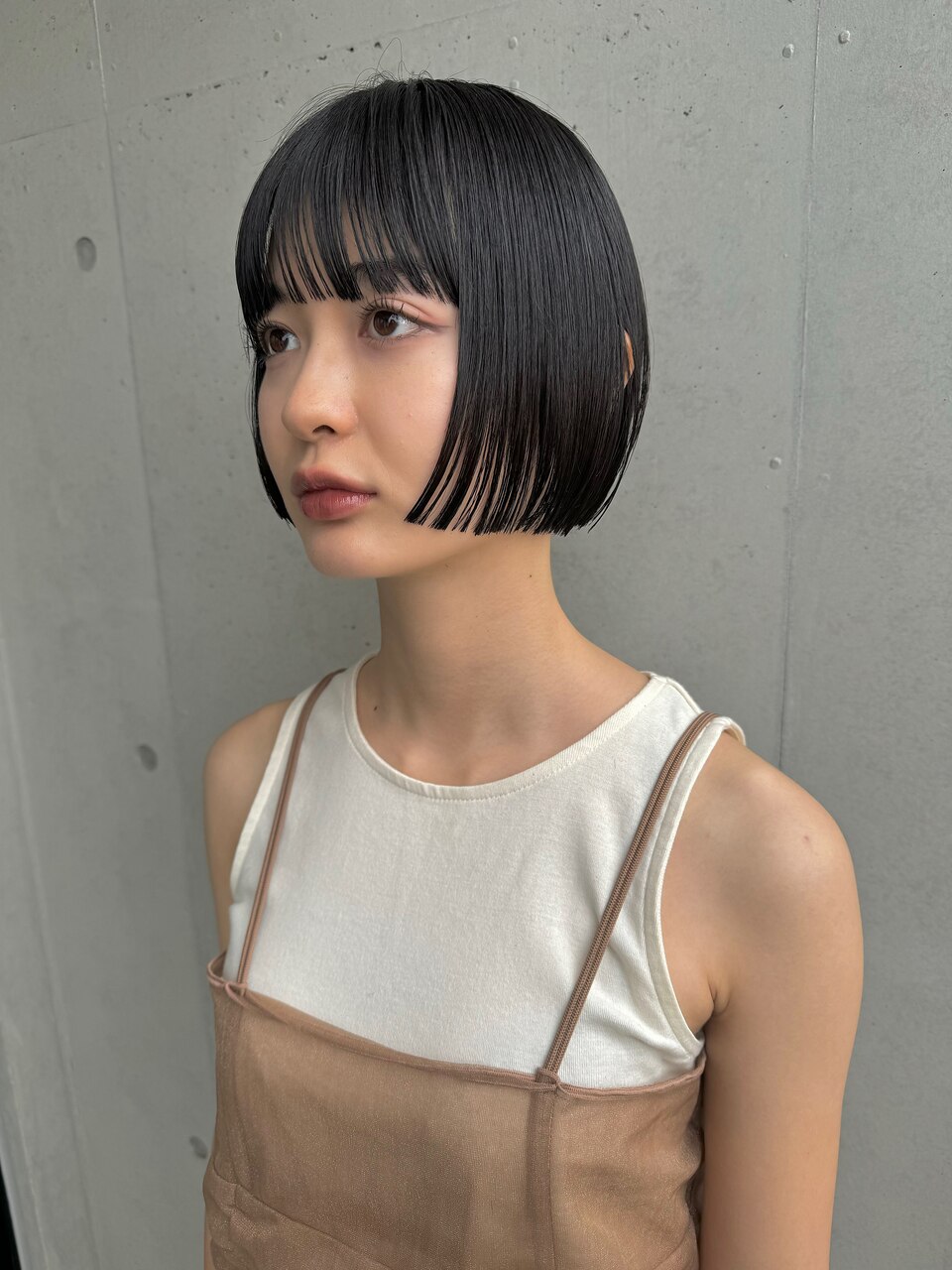 バランスの良いミニボブ