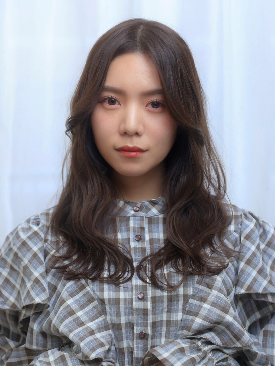 波巻きセミロング×メルティカラー