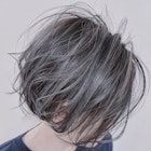 ニュアンスウェーブ&前下がりボブ♪