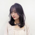 ラベンダーグレージュ/レイヤーカット/韓国ヘア 吉祥寺桜