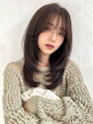 ◯ くびれヘア/顔周り/韓国/レイヤーカット/前髪/カラー/錦糸町
