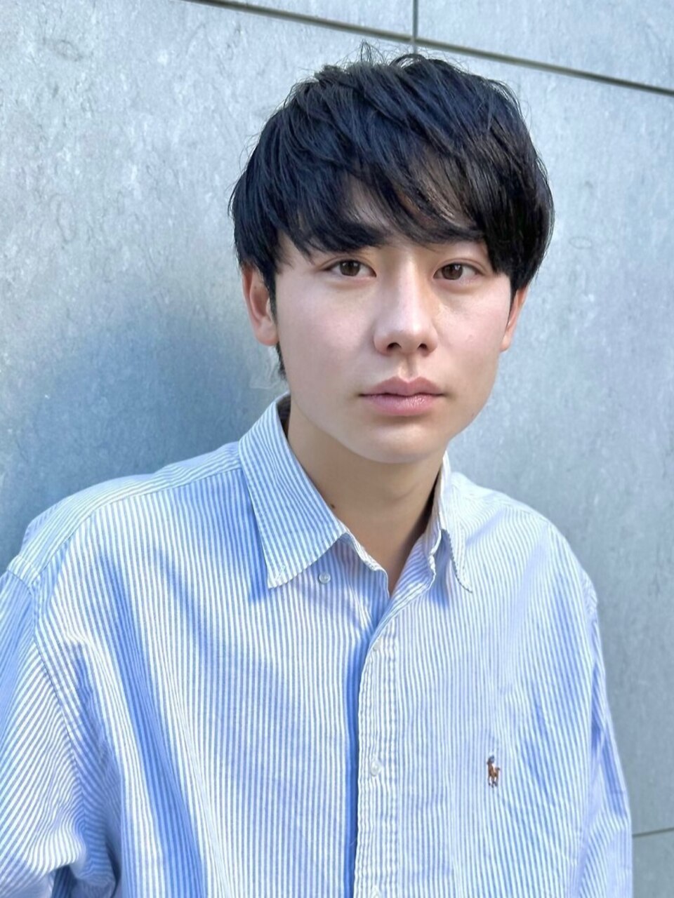 王道マッシュ爽やかダウンバングメンズカット［表参道/メンズ］