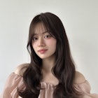 ロングヘア/地毛風カラー/フォワードミックス/シースルーNS-120