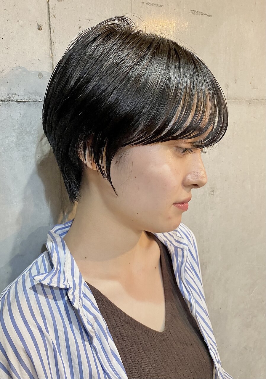 丸みショート☆くびれショート☆耳かけショート☆大人ショート