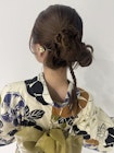 浴衣×カチモリヘアー