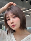 切りっぱなしボブ/垢抜けボブ/ぱつっとボブ/髪質改善/ボブ表参道