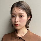 タイトクラシカルボブ×オリーブベージュカラー