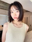 フェイスレイヤーボブミニボブ顔周りカット切っぱなしボブ