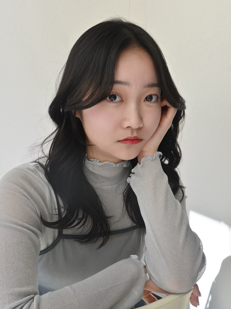 【HINA】流れるお顔周りカット×韓国グレージュ