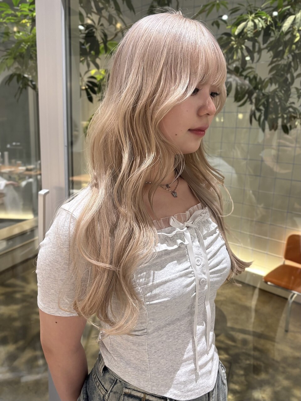 【kira】ホワイトミルクティー/ブリーチ2回〜