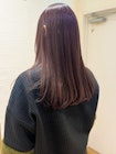 艶やかラベンダーブラウン×ナチュラルストレート