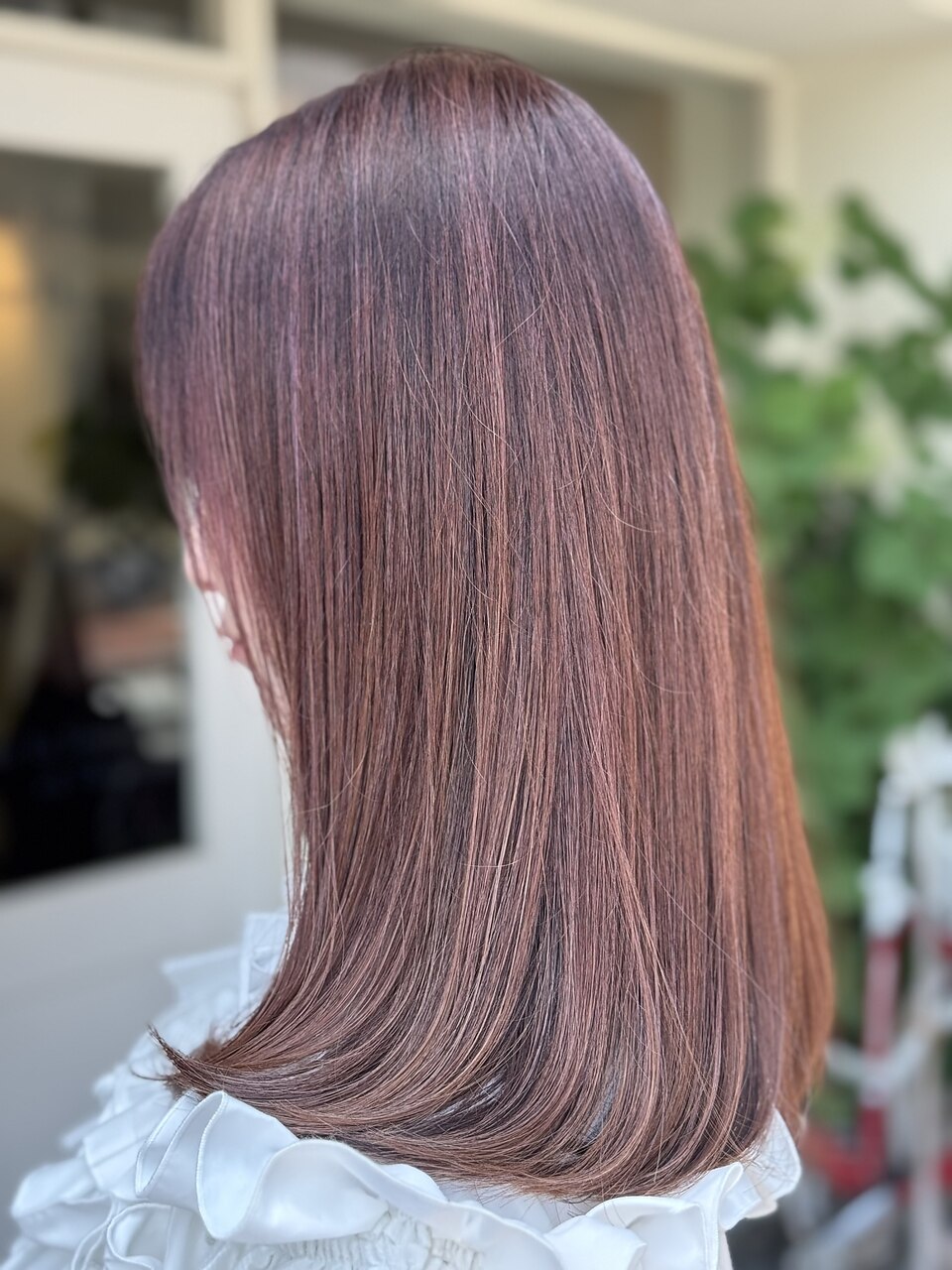 透明感あふれるピンクアッシュ