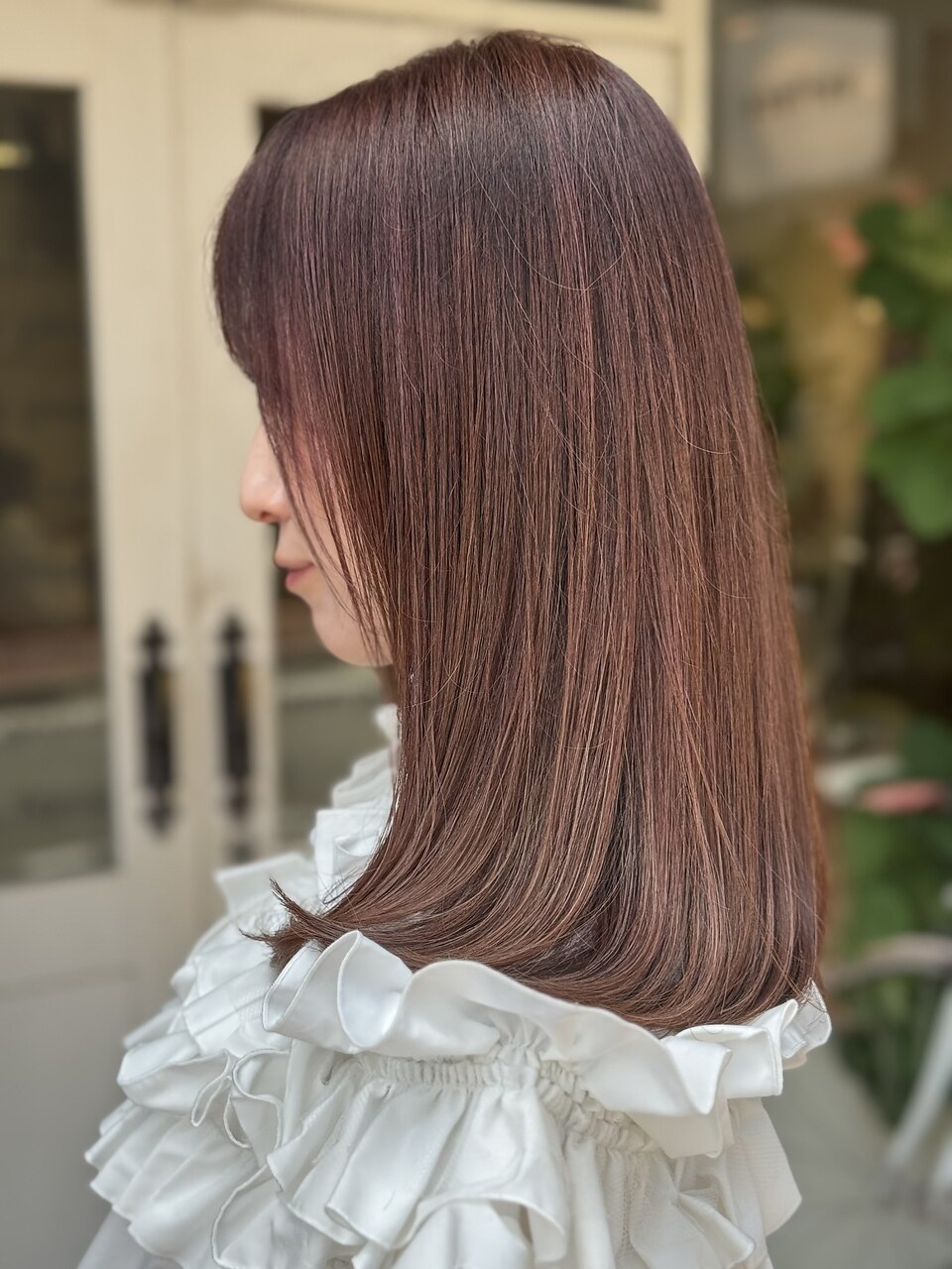 透明感あふれるピンクアッシュ