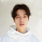 メンズセンターパート