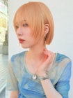 ハイトーン似合わせショート フェイスレイヤー耳掛けショートt84