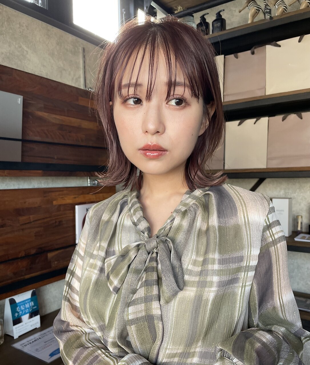 切りっぱなしキュートボブ