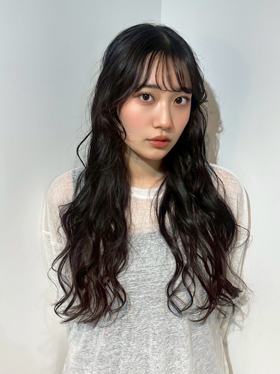 ミックス巻き×フェミニンロング