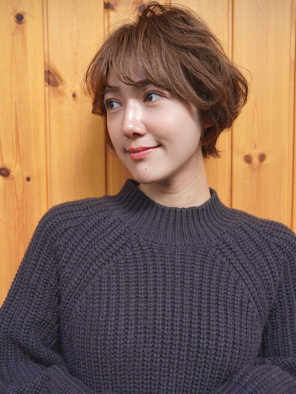 【buZon ブゾン】マッシュボブ×ニュアンスパーマ