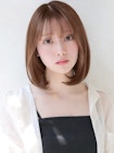 [Inity]マロンベージュ×タッセルボブ[心斎橋/髪質改善/縮毛矯正