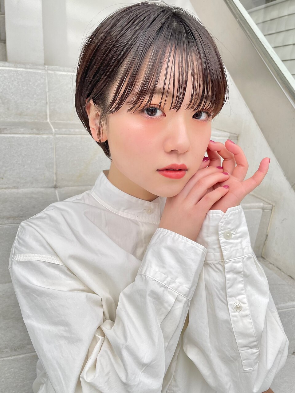 丸みショートボブ