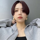 似合わせ前髪なしセンターパートハンサムショート A0801