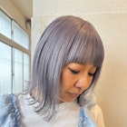 シルバーブロンドとボブ【天間 彩香】