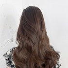 おくれ毛顔周りレイヤー韓国ヘアロング_ba516361