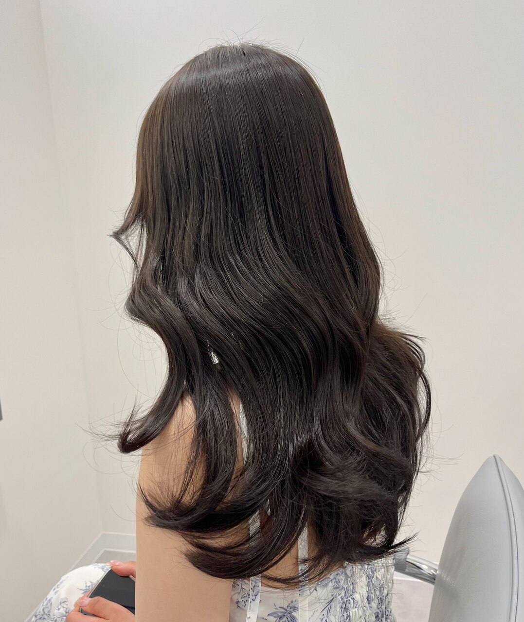 レイヤーカット/10代20代/韓国ツヤカラー/アッシュグレージュ
