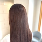ピンクブラウン 髪質改善縮毛矯正