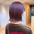 【CRAFT渡邉】カシスレッド / きりっぱなし ミニボブ