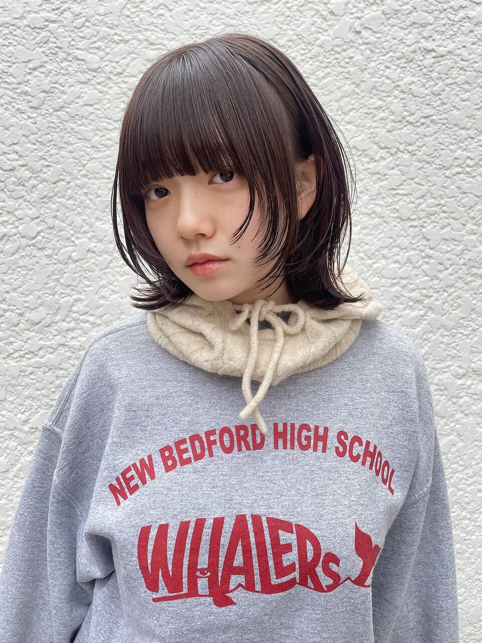 ◎ミニボブ縮毛矯正髪質改善ストレート顔まわりレイヤーカット