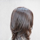 ラベンダーカラー×レイヤーカット