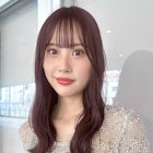 ラウンドバング ローズブラウン ナチュラルブラウン