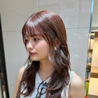 オレンジカラー#オレンジブラウン#艶カラー#透明感カラー