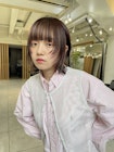 ◎ミニボブ縮毛矯正髪質改善ストレート顔まわりレイヤーカット