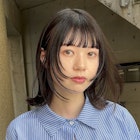 ◎ミニボブ縮毛矯正髪質改善ストレート顔まわりレイヤーカット