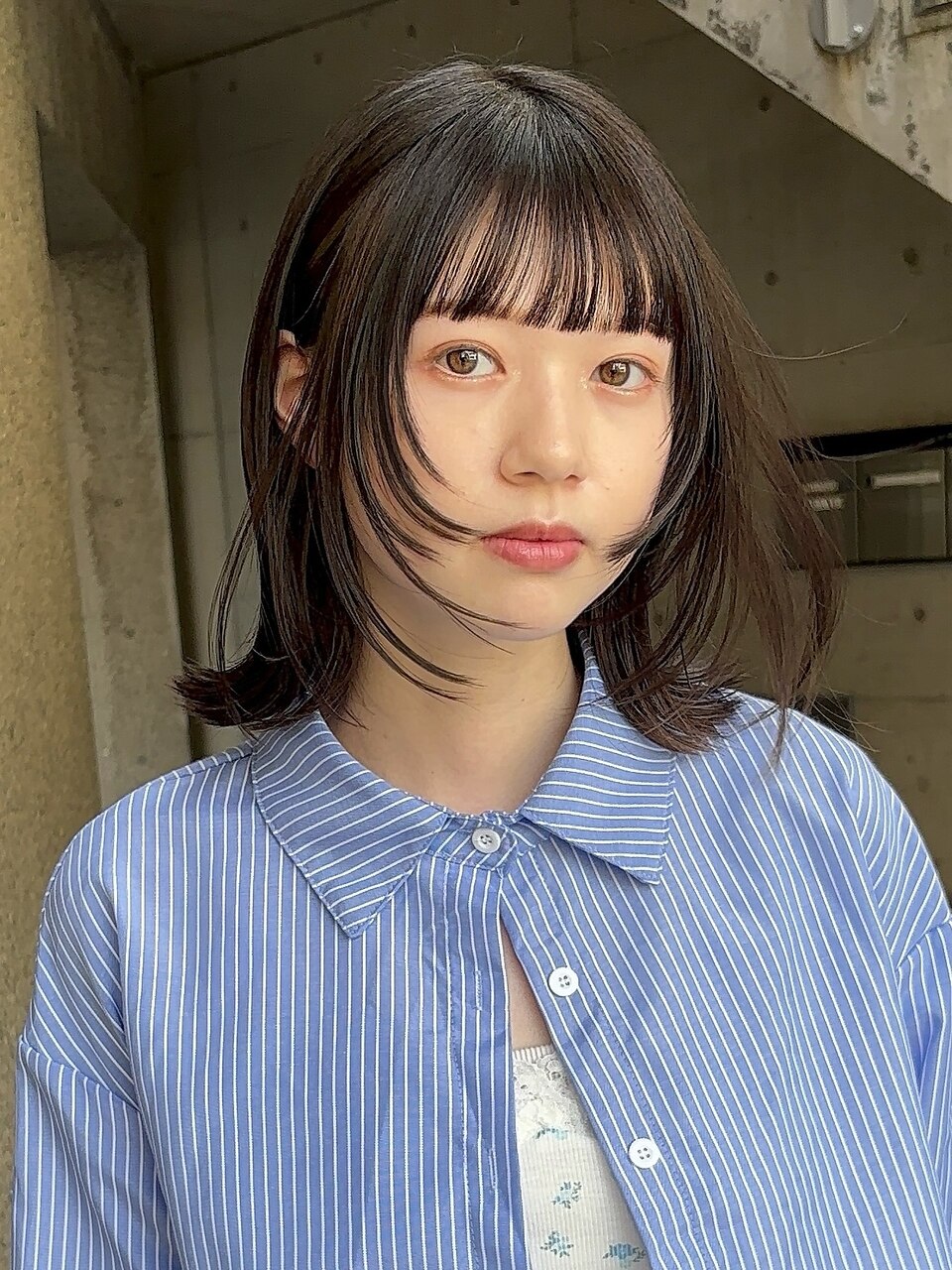 ◎ミニボブ縮毛矯正髪質改善ストレート顔まわりレイヤーカット