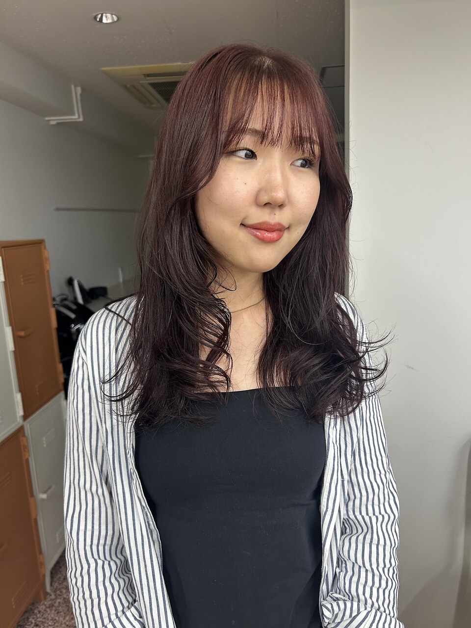 【nanami】ボルドーカラー × レイヤーカット