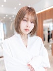 20代30代レイヤーボブ/髪質改善ボブ/顔周りレイヤーカット