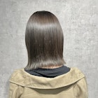 《shii../内城》#切りっぱなしボブ #縮毛矯正