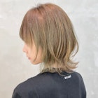 ハッシュカットネオウルフ ハイライト ボブウルフ ウルフ