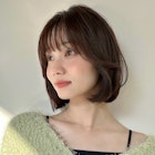 韓国ボブレイヤー/レイヤーカット/小顔顔周り・フェイス/20代