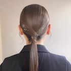 結婚式お呼ばれヘアアレンジヘアセット/タイトアレンジ/20代30代