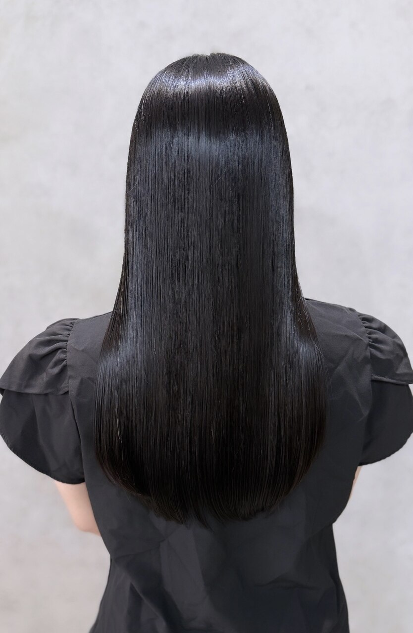 究極の艶!髪質改善プレミアムストレート