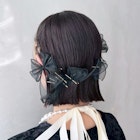 顔周りレイヤー韓国ヘア美髪くびれヘアミディアム_ba555933